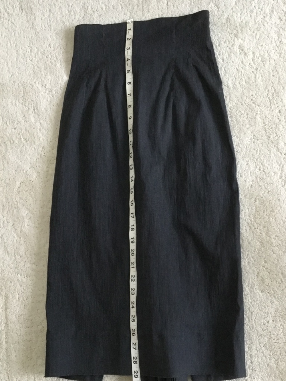 Byron Lars Beauty Mark Dark Grey Pencil Skirt - Picture 5 of 12